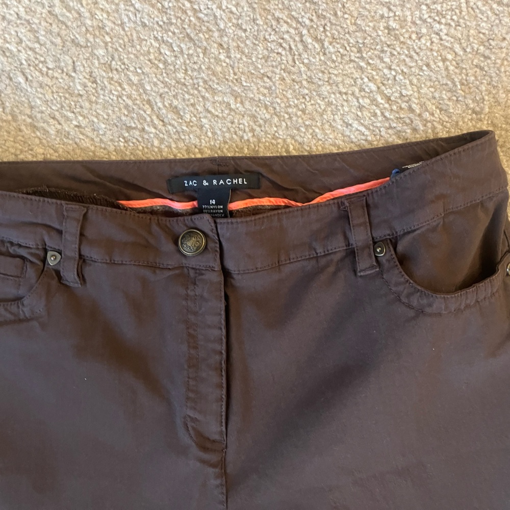 Zac & Rachel brown pants size 14